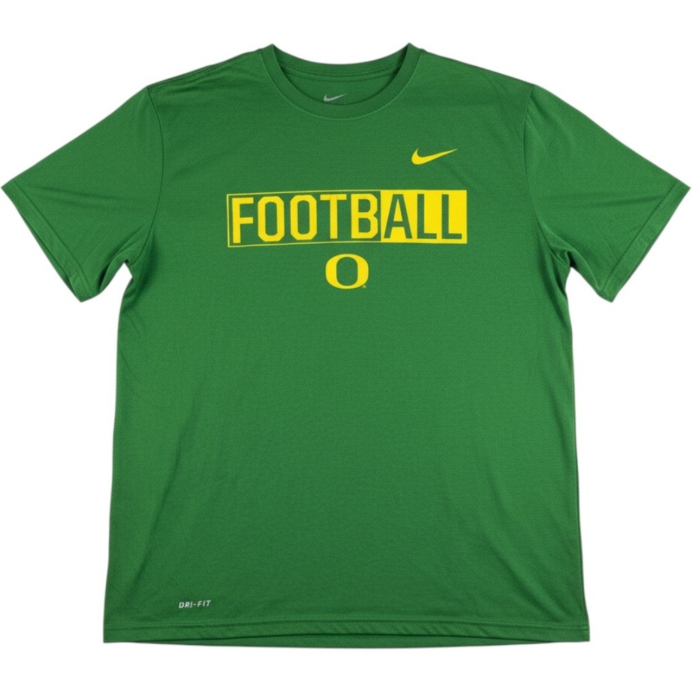 Nike Oregon Ducks Football Dri-FIT T-Shirt Graphic Green XL